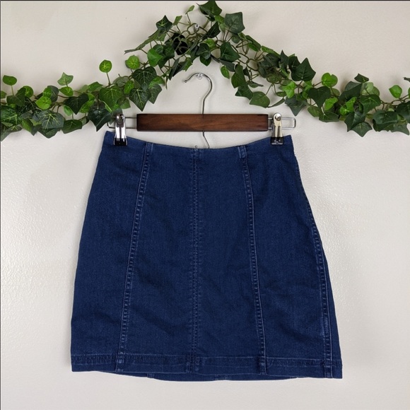 Free people denim skirt - Picture 5 of 7